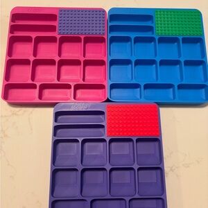 LEGO Colorful Silicone Sorting Trays Set